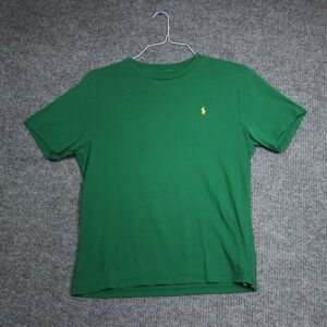 Polo Ralph‎ Lauren Green T-Shirt Mens XL Extra Large Pony Logo Casual